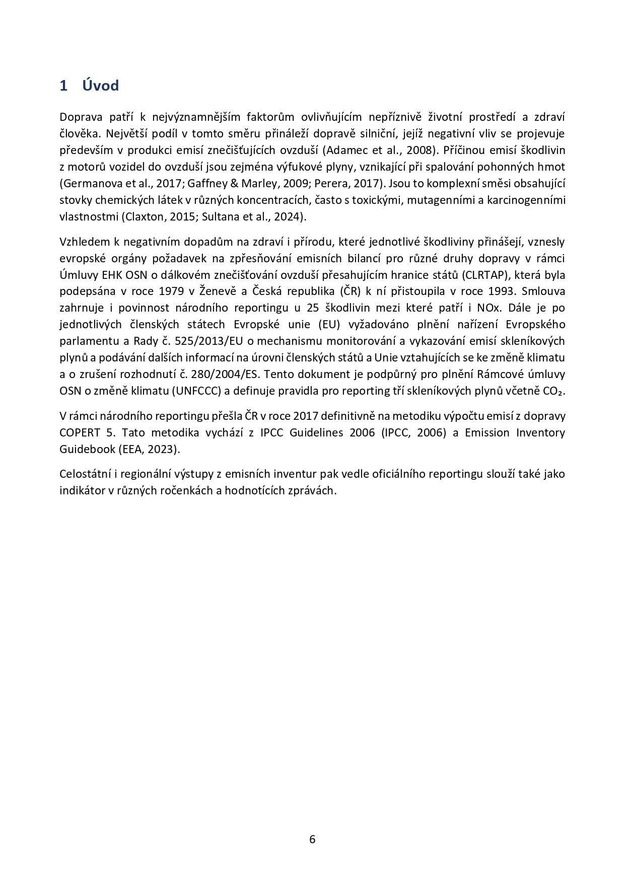 Methodology for determining the emission balance from rail transport at the regional level