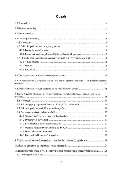 Methodology of using a camera system at railway crossings for prevention and repression