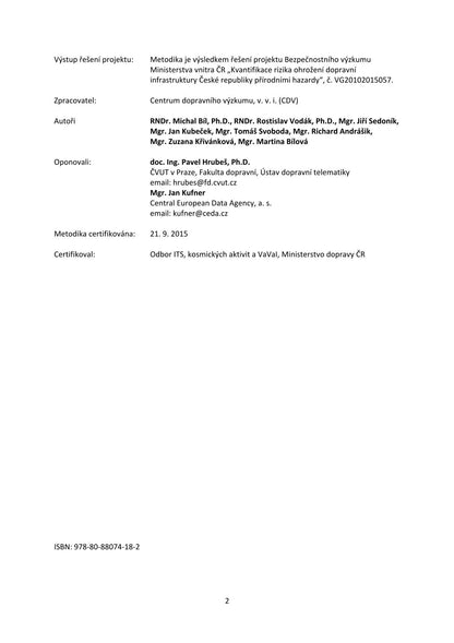 Online identification of critical road sections using network analyses