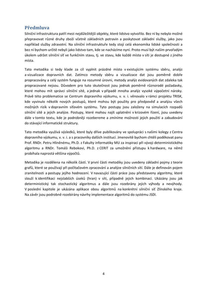 Online identification of critical road sections using network analyses