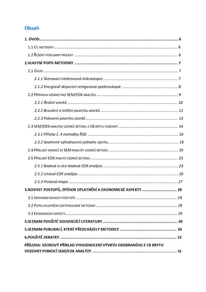 Analysis of the microstructure of materials with a scanning electron microscope and an EDX analyzer - application to cement concrete