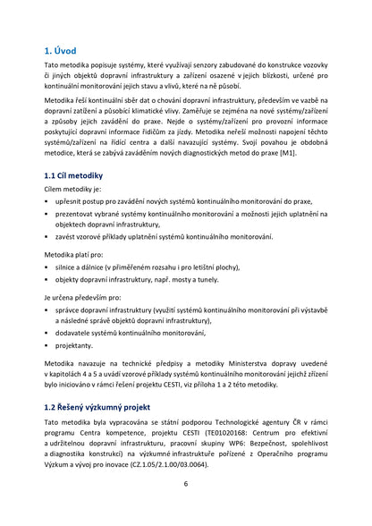 Systémy kontinuálního monitorování stavu objektů dopravní infrastruktury - zavádění do praxe