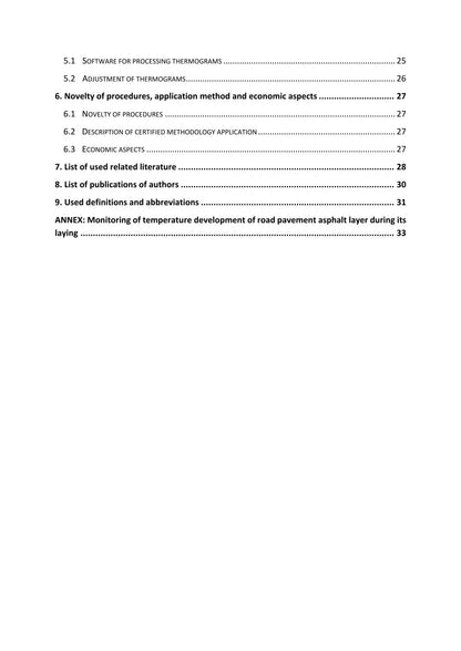 Certified methodology Use of Thermography for Diagnostics of Transport Infrastructure Structures