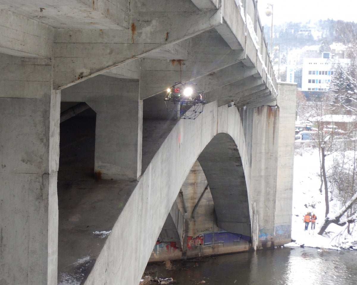 Diagnostic survey and main and extraordinary inspections of bridges, including processing of records