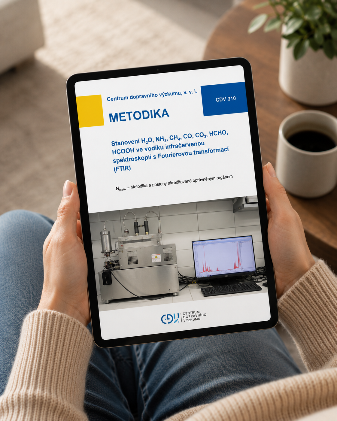 Stanovení H2O, NH3, CH4, CO, CO2, HCHO, HCOOH ve vodíku infračervenou spektroskopií  s Fourierovou transformací (FTIR)