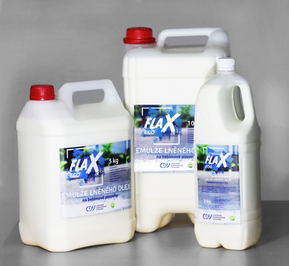 Impregnation of concrete surfaces with linseed oil emulsion (FLAX)