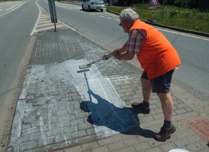 Impregnace betonových povrchů pomocí emulze lněného oleje (FLAX)