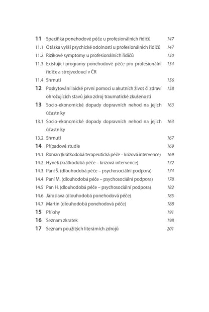 A comprehensive system of post-accident care in the Czech Republic