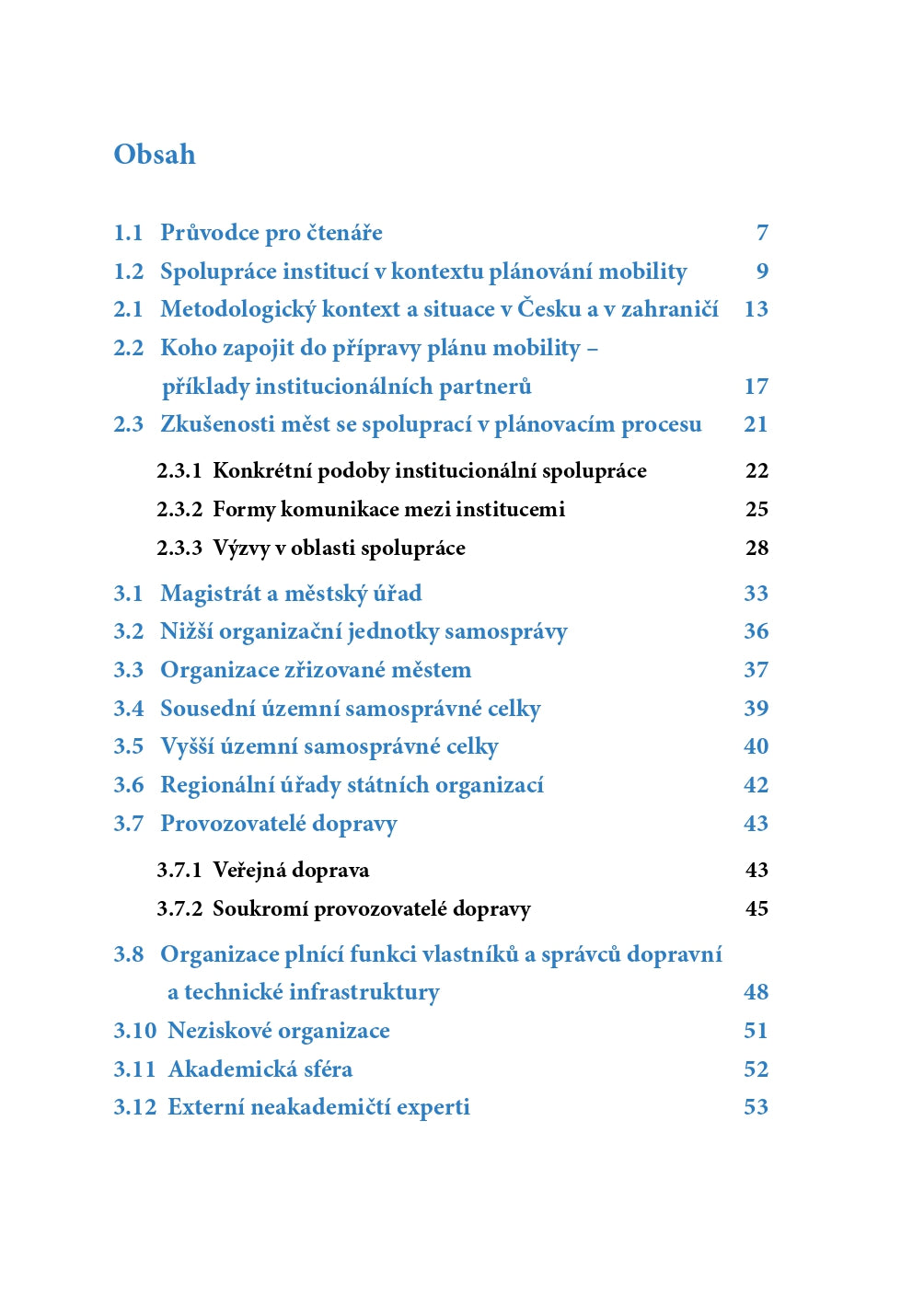 Manual of cooperation between institutions in the process of planning sustainable urban mobility