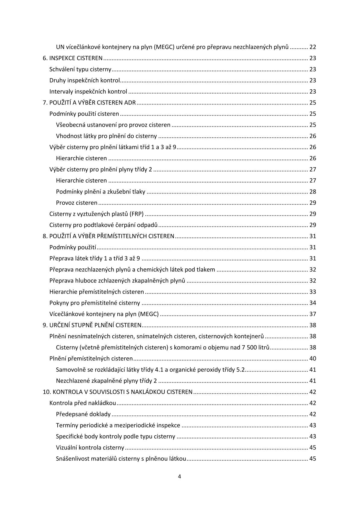 Methodology for shippers of dangerous goods in tanks