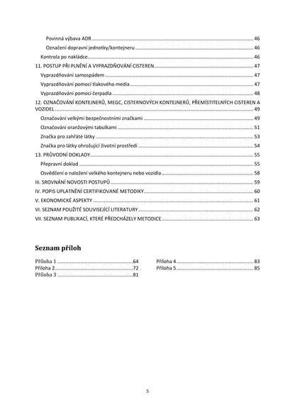 Methodology for shippers of dangerous goods in tanks