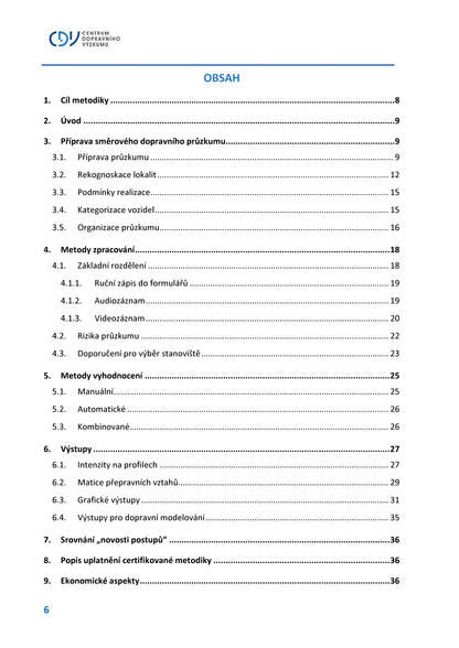 Methodology for carrying out and evaluating directional surveys of automobile traffic