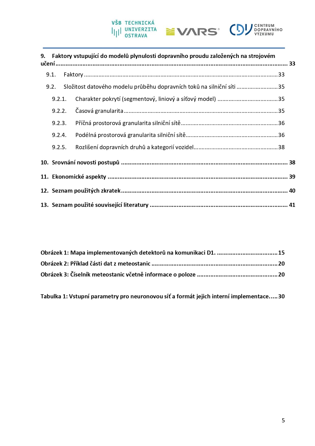 Requirements for data sources and their quality for the implementation of a system for predicting traffic conditions based on machine learning