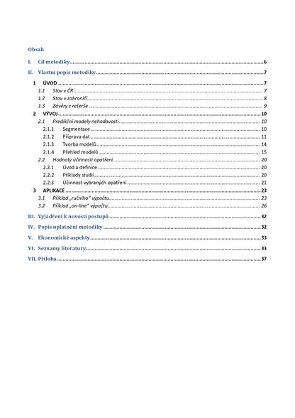 Methodology for assessing the impact of road infrastructure on safety