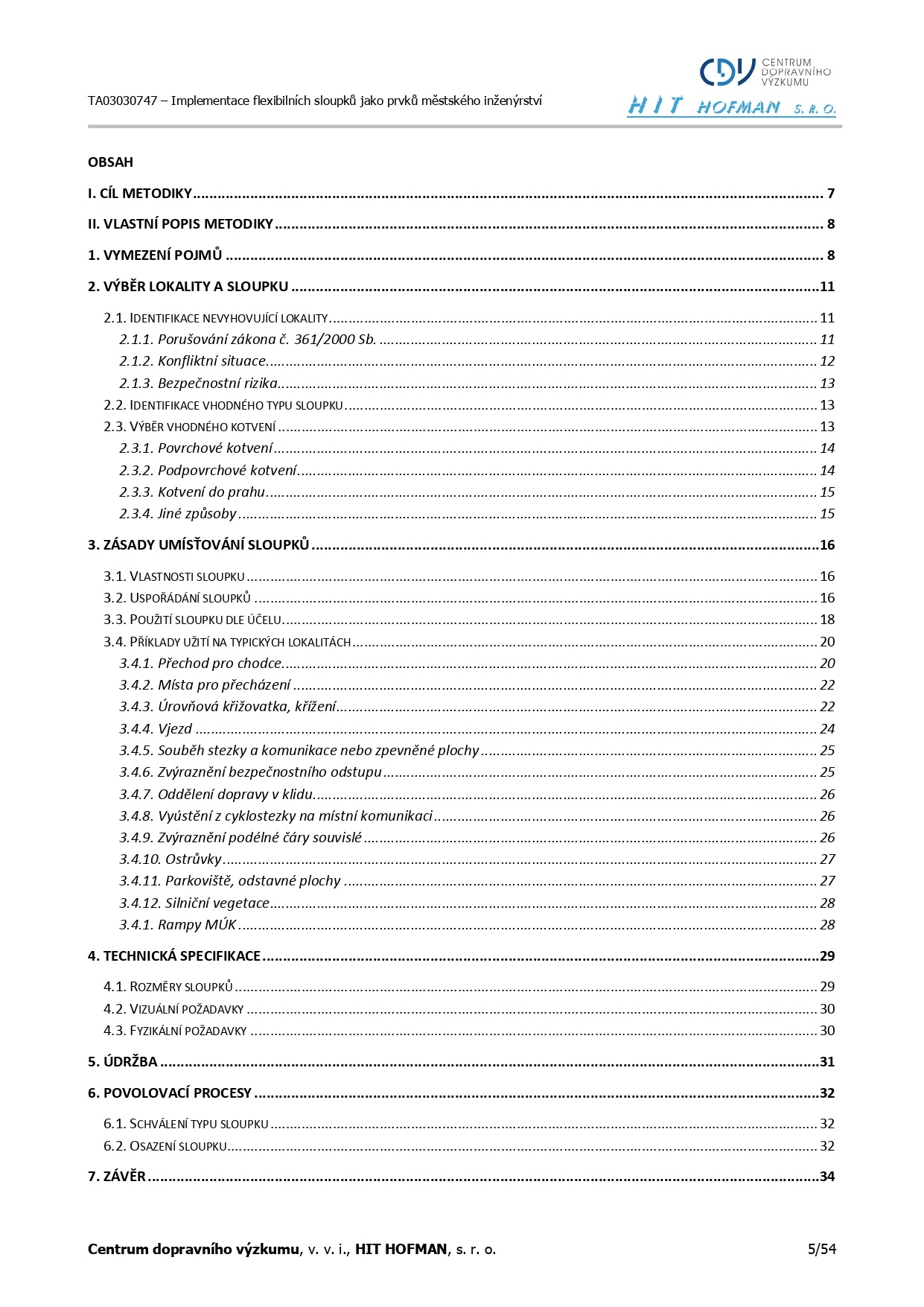 Methodology for designing flexible control posts