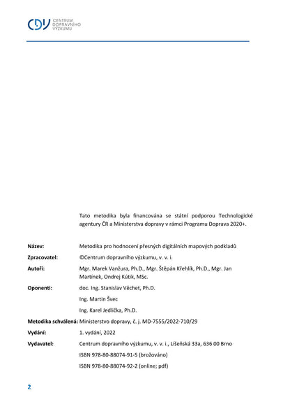 Methodology for evaluating accurate digital map materials