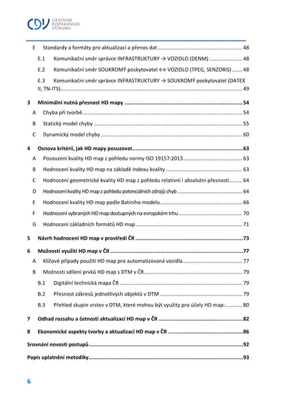 Methodology for evaluating accurate digital map materials