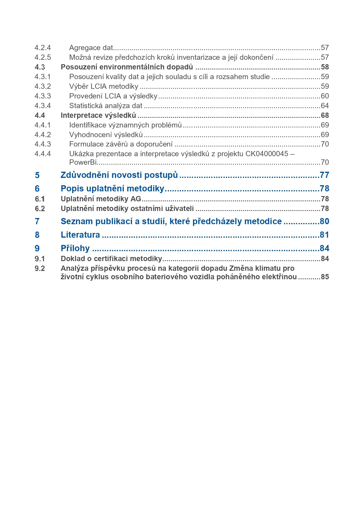 Metodika pro posuzování životního cyklu v dopravě