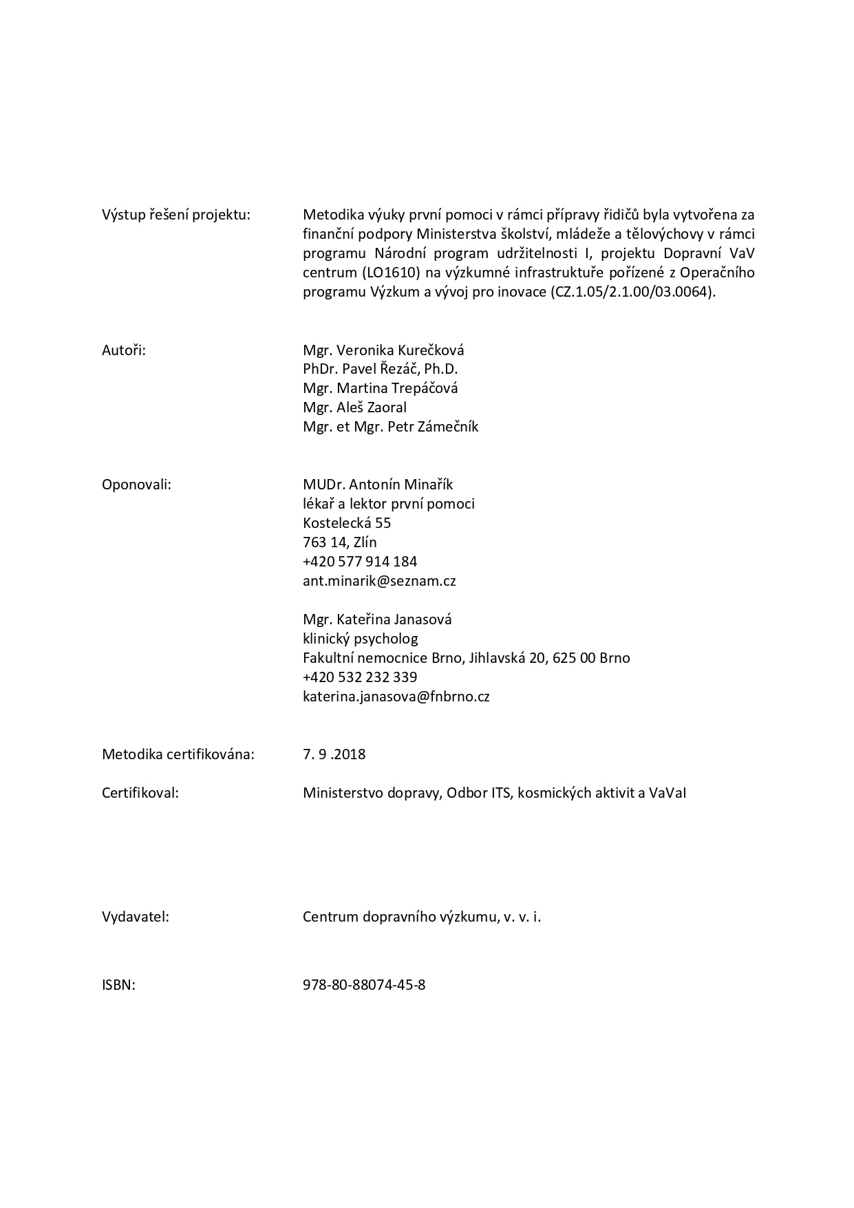 Methodology for teaching first aid as part of driver training 