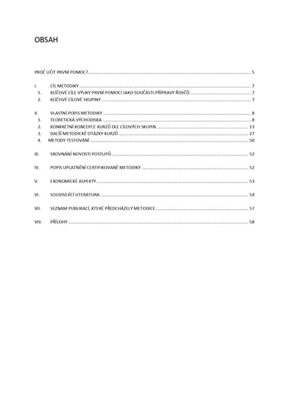 Methodology for teaching first aid as part of driver training 