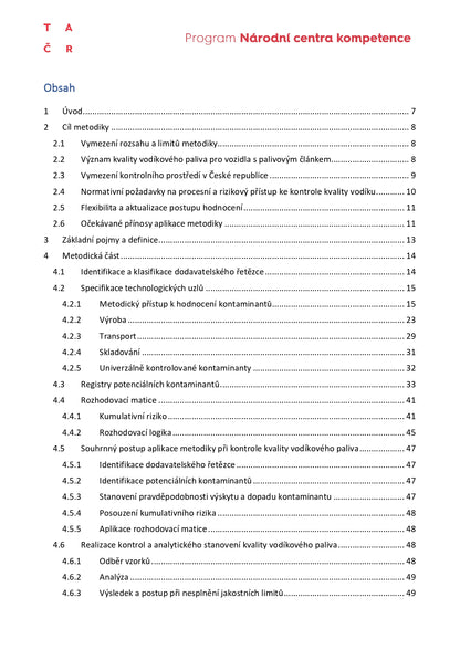 Methodology for quality control of hydrogen for fuel cell mobility