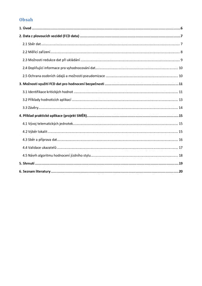 Preventive safety assessment using data from floating vehicles