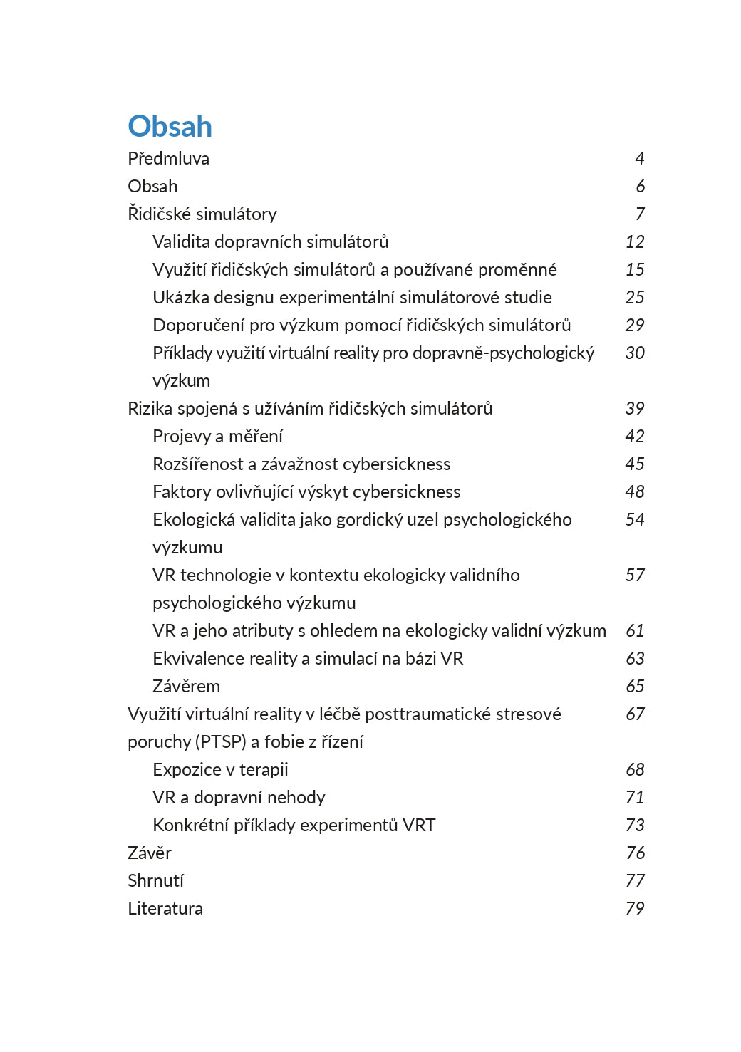 Simulace v dopravně psychologickém výzkumu