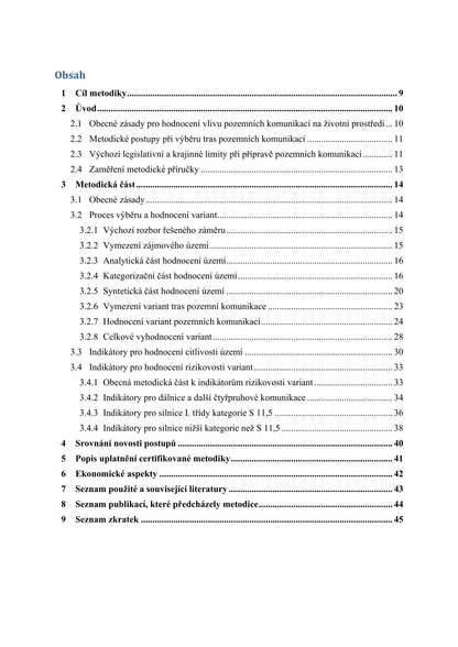 Screening assessment of environmental risks in the selection of road routes