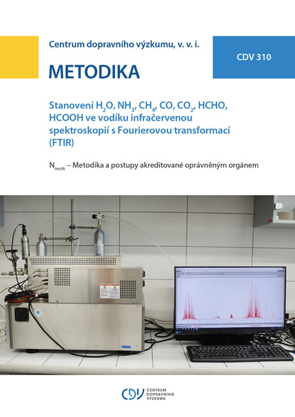 Stanovení H2O, NH3, CH4, CO, CO2, HCHO, HCOOH ve vodíku infračervenou spektroskopií  s Fourierovou transformací (FTIR)