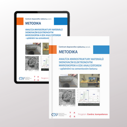 Analysis of the microstructure of materials with a scanning electron microscope and an EDX analyzer - application to cement concrete