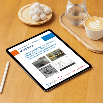 Analysis of the microstructure of materials with a scanning electron microscope and an EDX analyzer - application to cement concrete