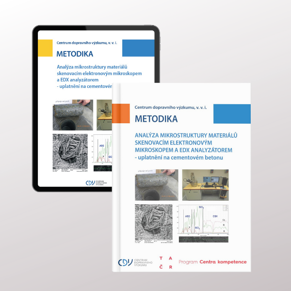 Analysis of the microstructure of materials with a scanning electron microscope and an EDX analyzer - application to cement concrete