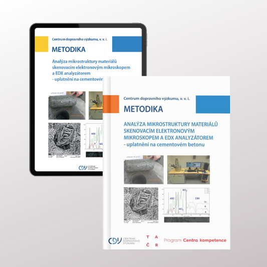 Analysis of the microstructure of materials with a scanning electron microscope and an EDX analyzer - application to cement concrete