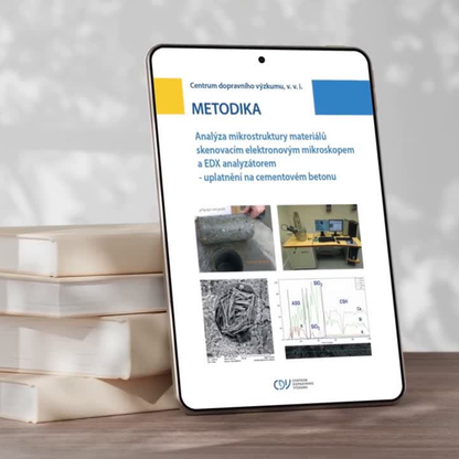 Analysis of the microstructure of materials with a scanning electron microscope and an EDX analyzer - application to cement concrete