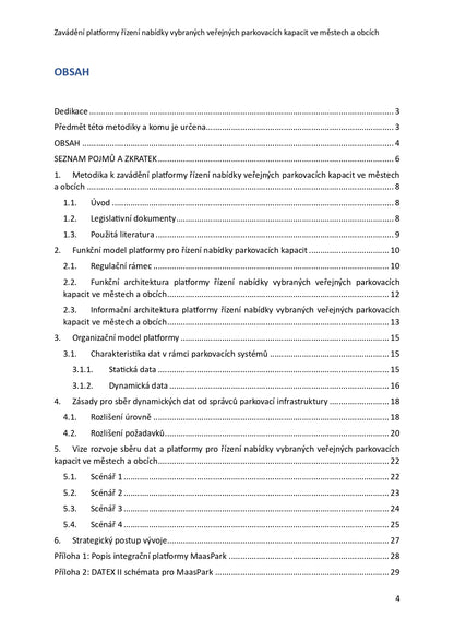 Implementation of a platform for managing the supply of selected public parking capacities in cities and municipalities