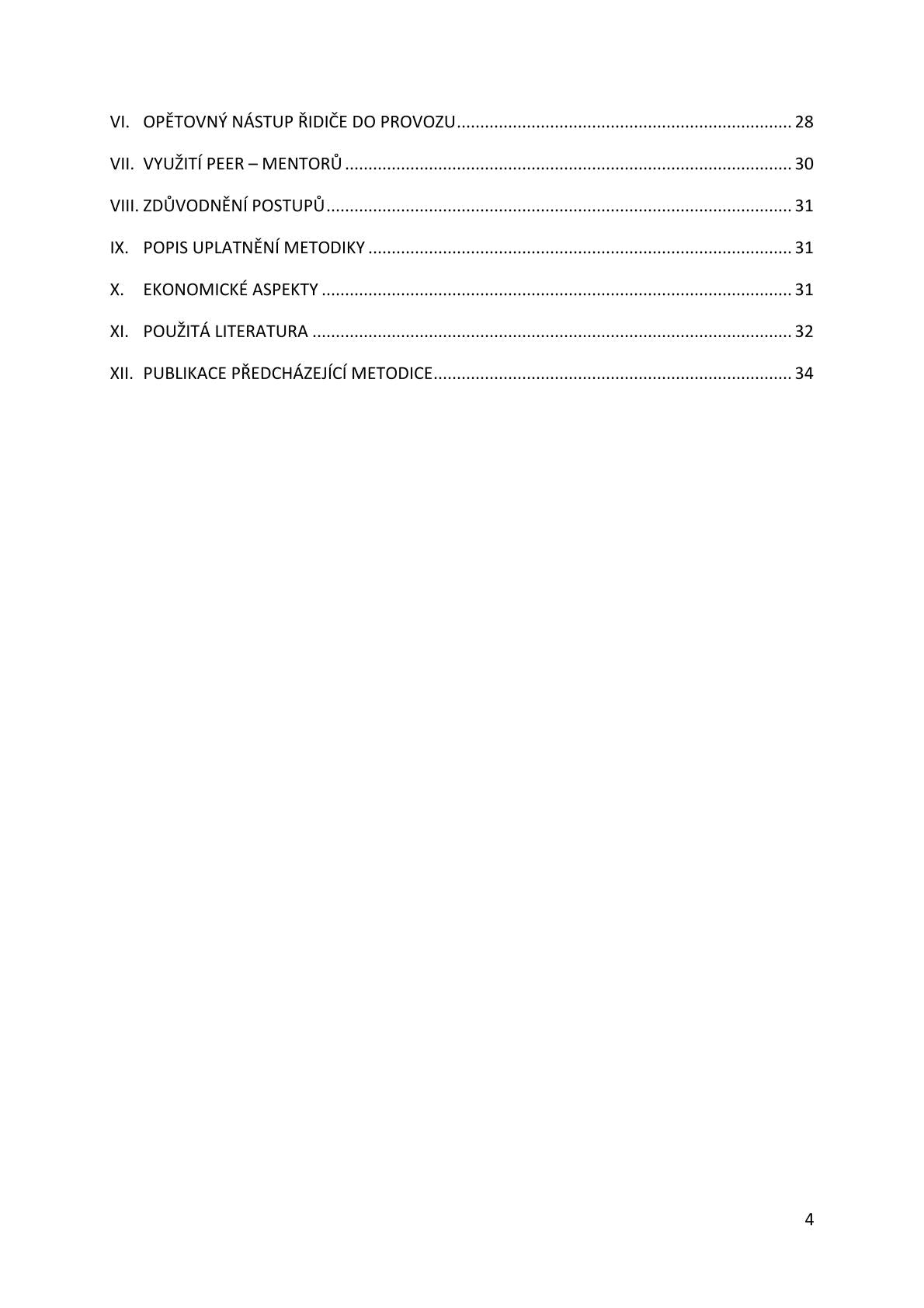 Methodology of individual work with public transport drivers after participation in a traffic accident