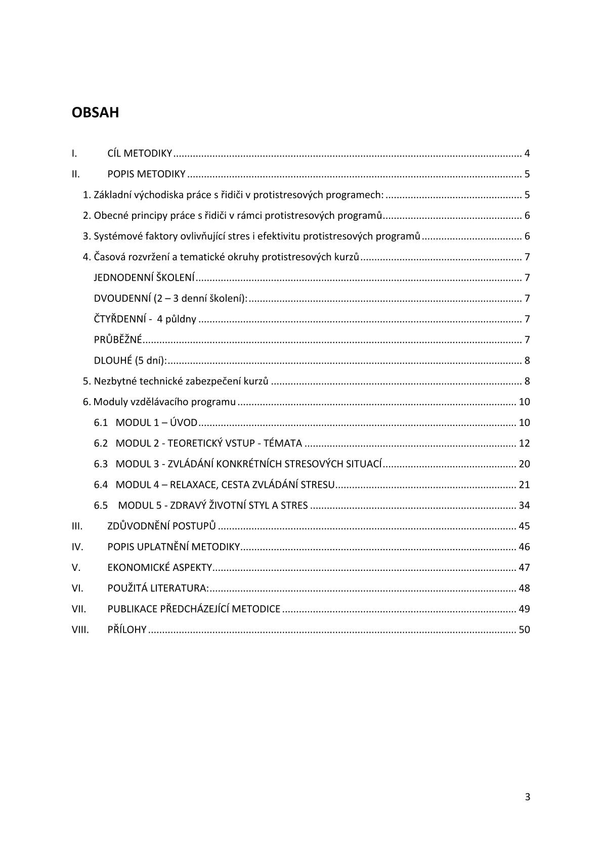 Methodology of anti-stress group program for public transport drivers