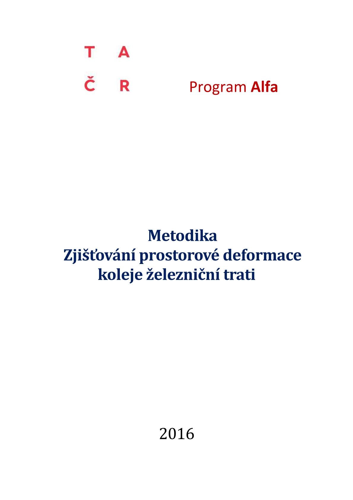 Determining the spatial deformation of the track of the railway line